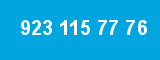 923 115 77 76 923 115 77 76